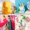Beads for Crafts, Pony Beads Keychain Making Kit, Bead Pets Art Crafts for Kids Beginners, Birthday Party DIY Craft for Girls Boys (1500 Bead, 30 Designs)